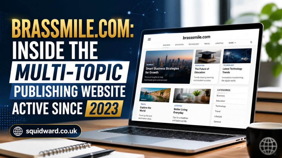Brasssmile.com: Inside the Multi-Topic Publishing Website Active Since 2023